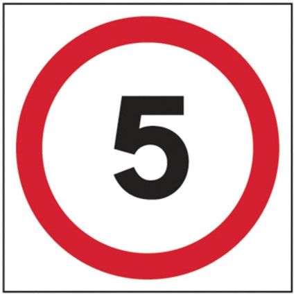 5MPH (SPEED LIMIT) - RPVC (400X400MM)