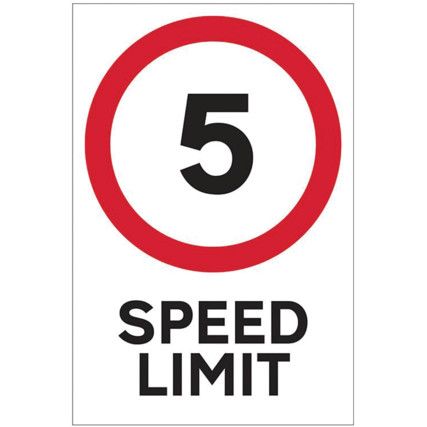 5MPH SPEED LIMIT - FMX (400X600MM)