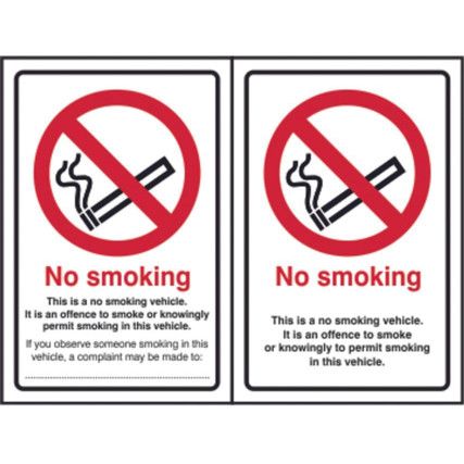 NO SMOKING DOUBLE SIDED - SAD/S(100 X 150MM)