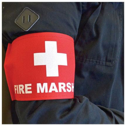 FIRE MARSHAL ARMBAND (RED)