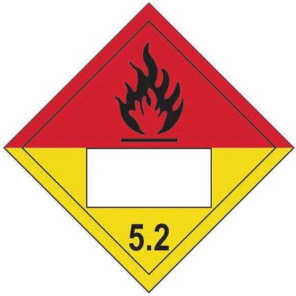 FLAMMABLE 5.2 SYMBOL - SAVPLACARD(250 X 250MM)