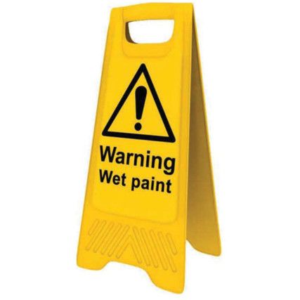 HEAVY DUTY A-BOARD - 'WARNINGWETPAINT'