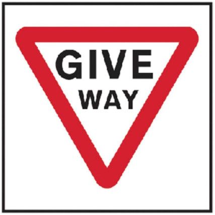 750 X 750MM TEMPORARY SIGN -GIVEWAY