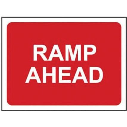 RAMP AHEAD - Q SIGN (1050 X750MM)