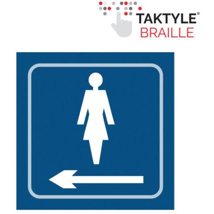 LADIES GRAPHIC ARROW LEFT-TAKTYLE(150 X 150MM)