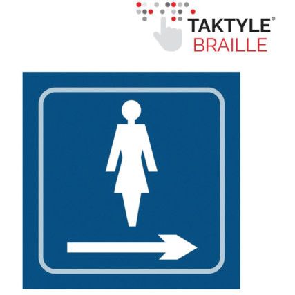 LADIES GRAPHIC ARROW RIGHT -TAKTYLE (150 X 150MM)