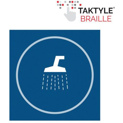 SHOWER GRAPHIC - TAKTYLE (150X150MM)