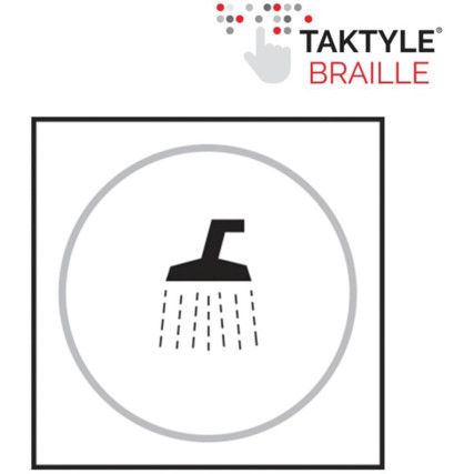 SHOWER GRAPHIC - TAKTYLE (150X150MM)