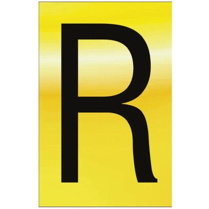 75MM POL. GOLD EFFECT -CHARACTER'R'