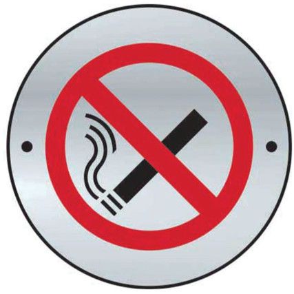 NO SMOKING GRAPHIC DOOR DISC -SAA(75MM DIA.)