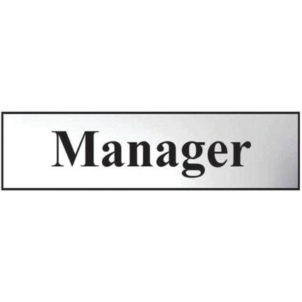 MANAGER - CHR (200 X 50MM)