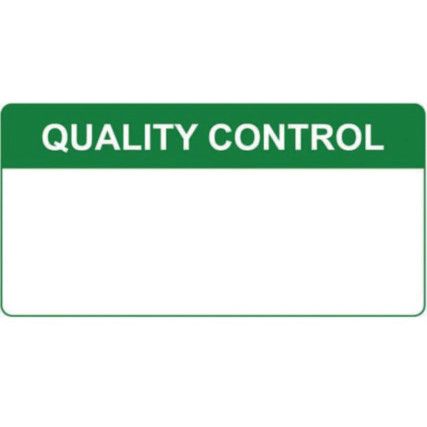 QUALITY CONTROL (BLANK) -LABELS(50 X 25MM ROLL OF 500)