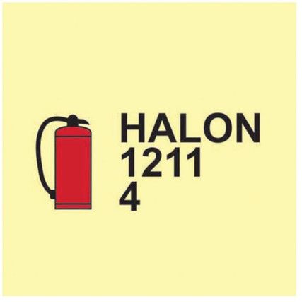 PORTABLE FIRE EXTINGUISHER HALLON1211 4 - PHO (150 X 150MM)