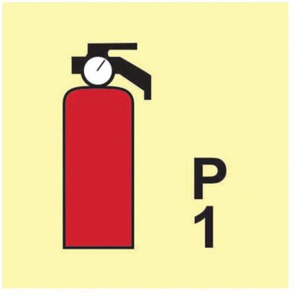 PORTABLE FIRE EXTINGUISHER P1-PHO (150 X 150MM)