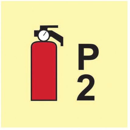 PORTABLE FIRE EXTINGUISHER P2-PHO (150 X 150MM)