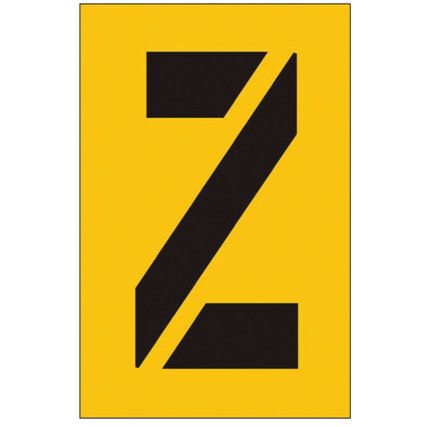 50MM STENCIL - CHARACTER 'Z'