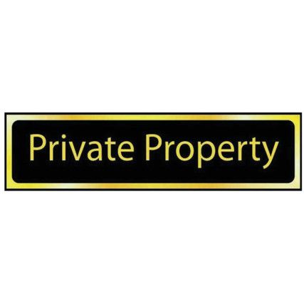 PRIVATE PROPERTY - POL (200X50MM)