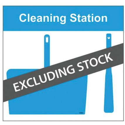 SHADOWBOARD - CLEANING STATION STYLE D (BLUE) W HOOKS - NO STOCK