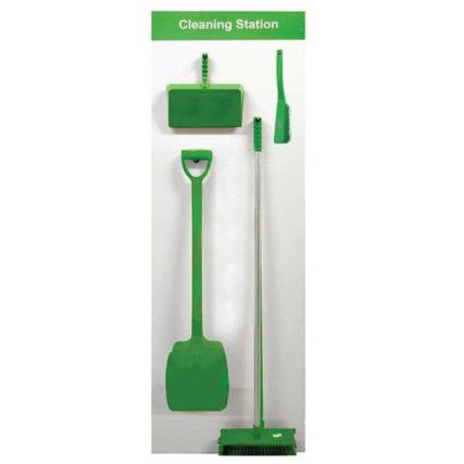 SHADOWBOARD - CLEANING STATIONSTYLE A (GREEN)