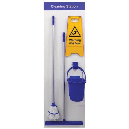 SHADOWBOARD - CLEANING STATIONSTYLE C (BLUE)