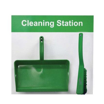 SHADOWBOARD - CLEANING STATIONSTYLE D (GREEN)