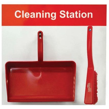 SHADOWBOARD - CLEANING STATIONSTYLE D (RED)