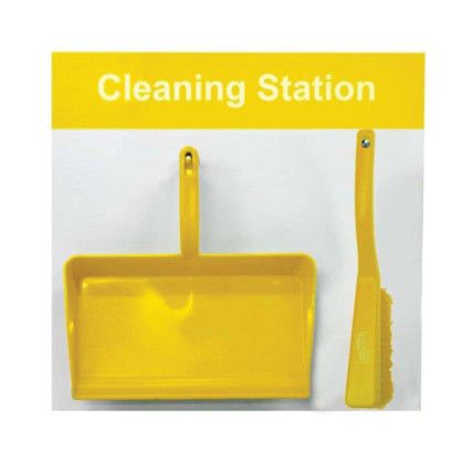 SHADOWBOARD - CLEANING STATIONSTYLE D (YELLOW)