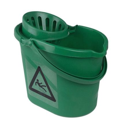 SHADOWBOARD - 12 LITRE MOP BUCKETWITH RINGER (GREEN)