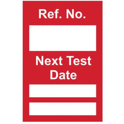 NEXT TEST MINI TAG INSERT -RED(PK-20)