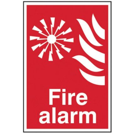 FIRE ALARM - PVC (200 X 300MM)