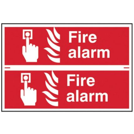 FIRE ALARM - PVC (300 X 200MM) 