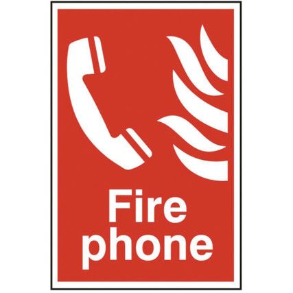 FIRE PHONE - PVC (200 X 300MM)