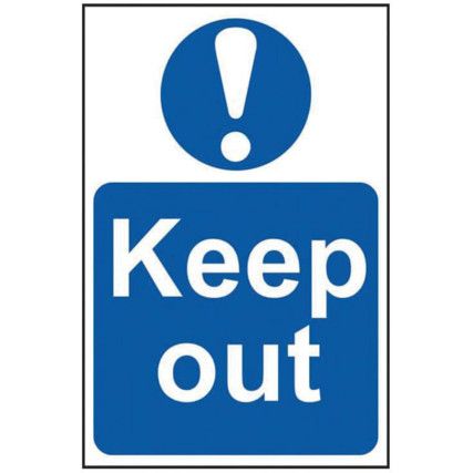 KEEP OUT - SAV (200 X 300MM)