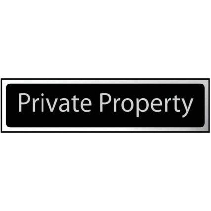 PRIVATE PROPERTY - CHR (200X50MM)