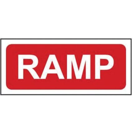 RAMP - Q SIGN (1050 X 450MM)