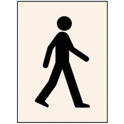 WALKING MAN STENCIL (300 X 400MM)