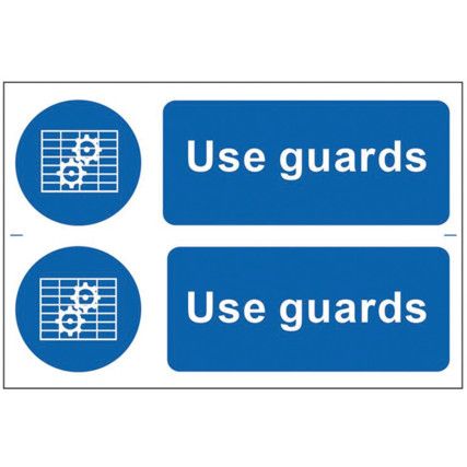 USE GUARDS - PVC (300 X 200MM) 