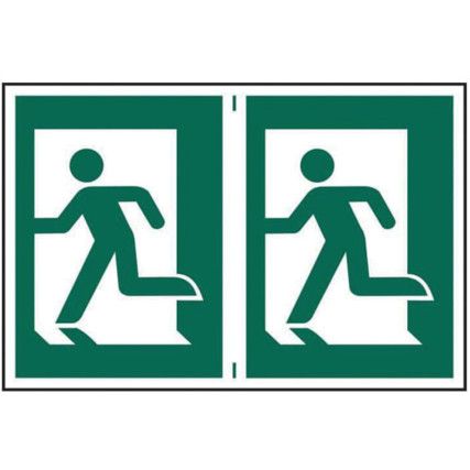 MAN RUNNING LEFT - PVC (300X200MM)