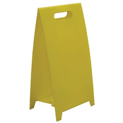 BLANK CORREX FLOOR STAND FORSIGNS(YELLOW)