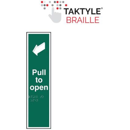 PULL TO OPEN - TAKTYLE (75X300MM)