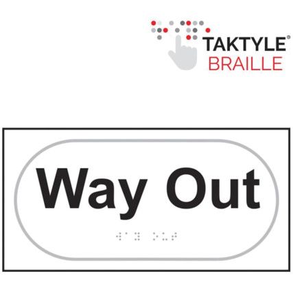 WAY OUT - TAKTYLE (300 X 150MM)