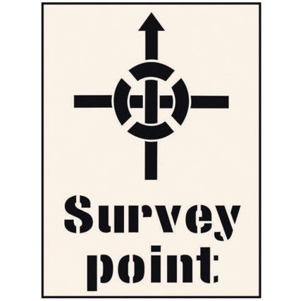 SURVEY POINT STENCIL (600 X800MM)