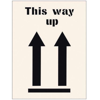 THIS WAY UP STENCIL (400 X 600MM)