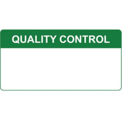 QUALITY CONTROL (BLANK) -LABELS(50 X 25MM ROLL OF 250)