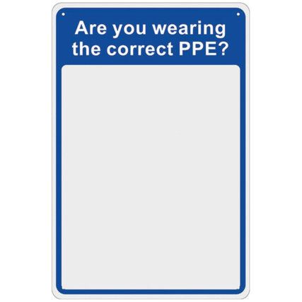 SAFETY MIRROR:  ARE YOU WEARING THE CORRECT PPE - MIR (200X300MM)