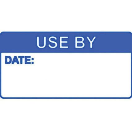 USE BY - LABELS (50 X 25MM ROLLOF250)