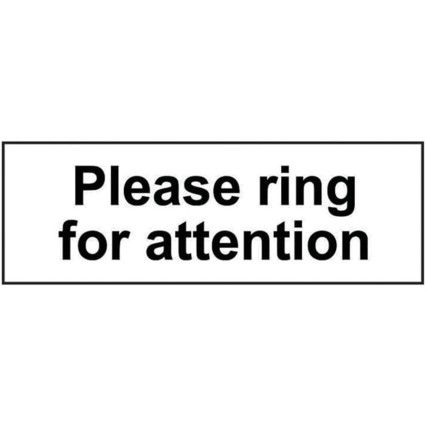 PLEASE RING FOR ATTENTION -RPVC(300 X 100MM)