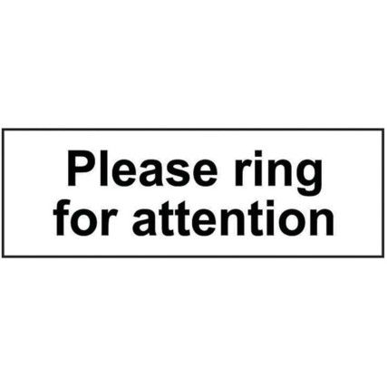 PLEASE RING FOR ATTENTION -SAV(300 X 100MM)