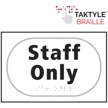 STAFF ONLY - TAKTYLE (225 X150MM)