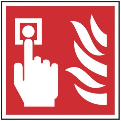 FIRE ALARM CALL POINT SYMBOL -SAV(100 X 100MM)